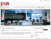 Tablet Screenshot of fair-realestate.com